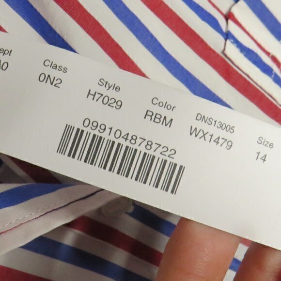 JCREW Classic-fit‎ boy shirt in trifecta stripe - Picture 4 of 5